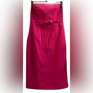 Express Pink Strapless Dress Size 6